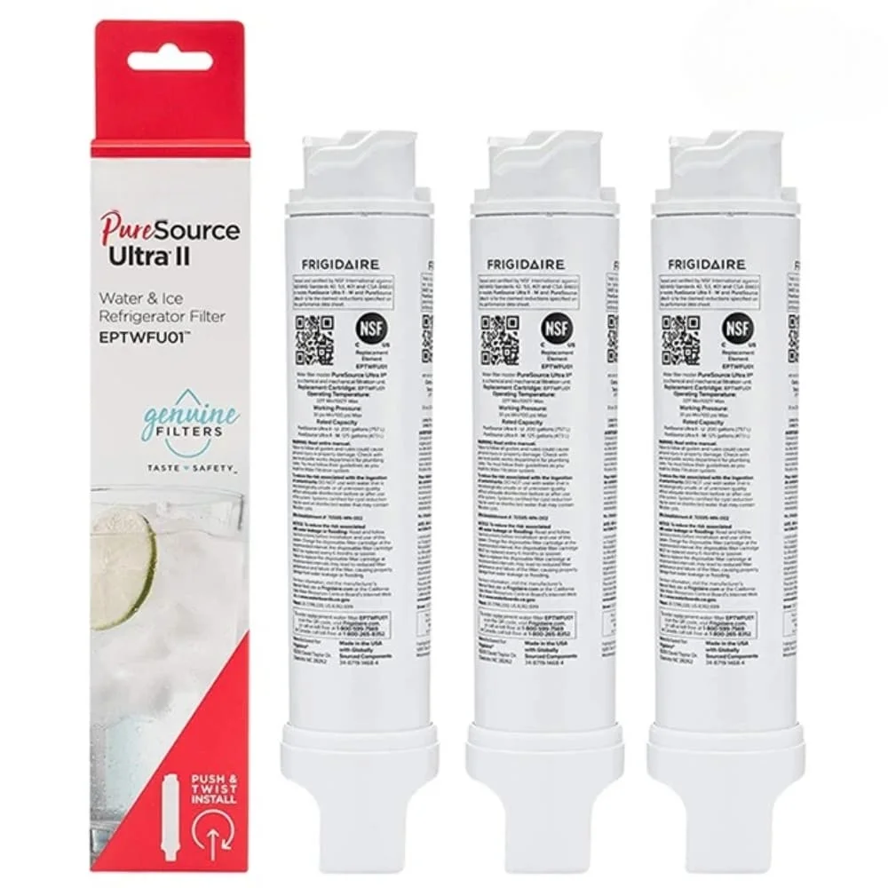 

Replace for EPTWFU01 Pure Source Ultra II UNILUX ULX220 807946705 012505454226 SCWFTCTO2 OPFF2-RF300 Refrigerator Water Filter