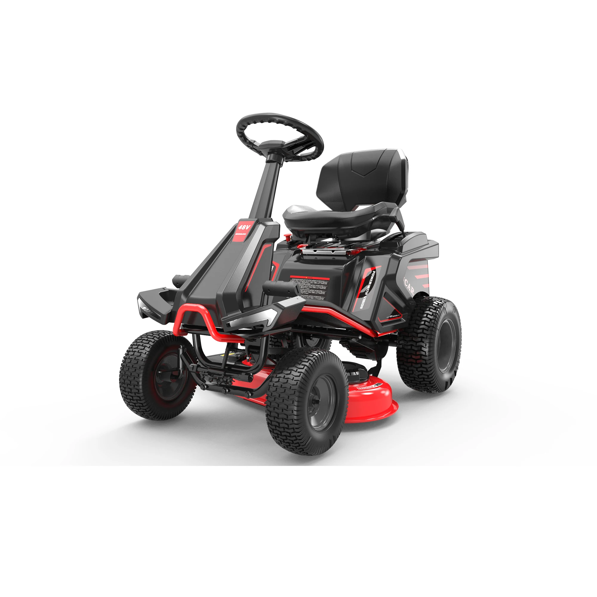 New Design 36 Inch Cordless Riding Lawn Mower 48V Battery Ride on Mower with Brushless Motor Grsss Cutter Power Tools