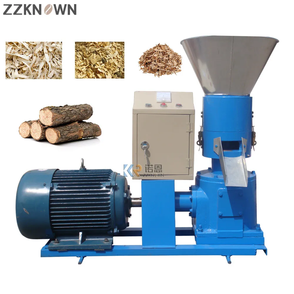 

180-200KG/H Wood Sawdust Pellet Poultry Dog Floating Fish Chicken Animal Feed Pellet Making Machine Pet Food Pellets Machinery