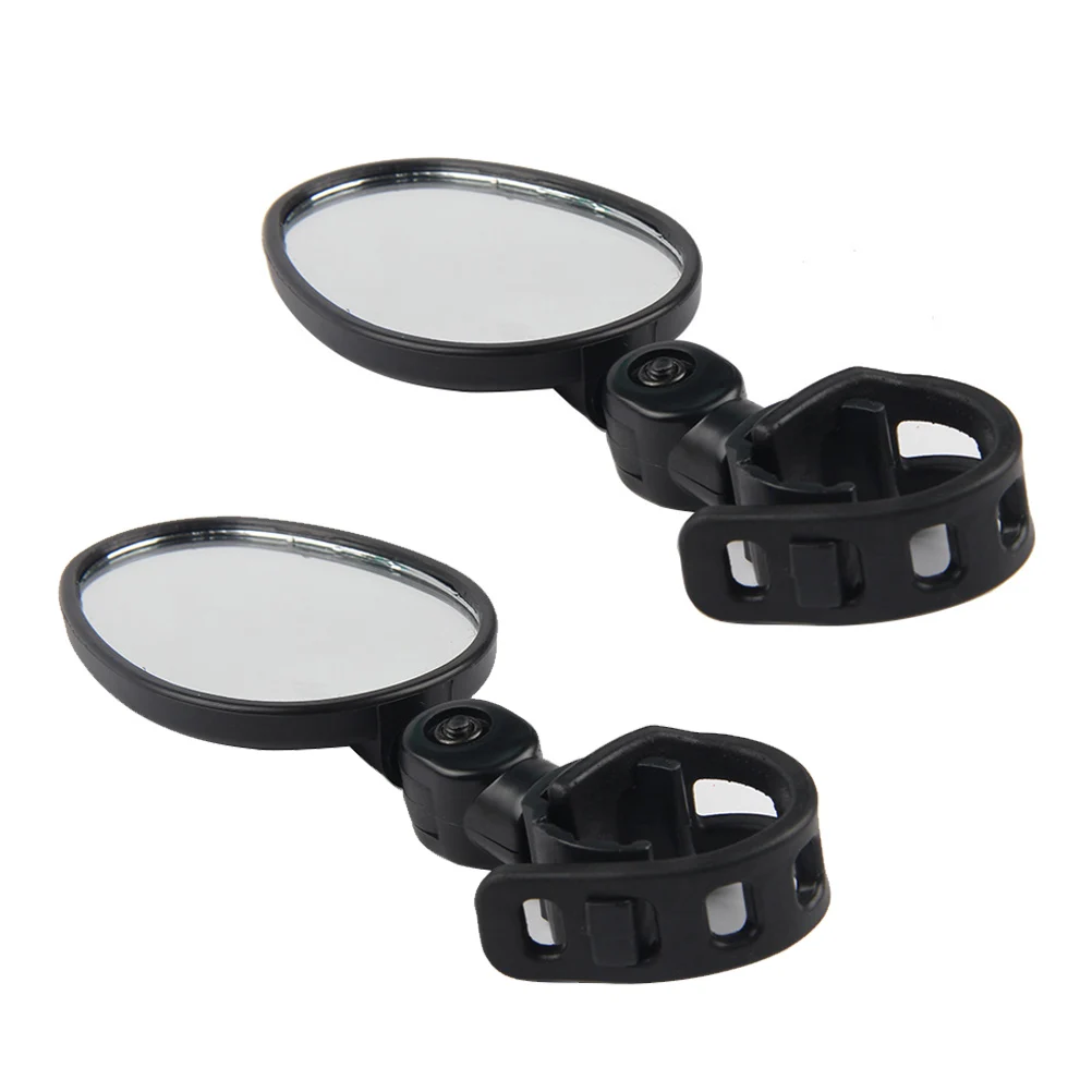 

Rotating H Mirrors Rearview Reflective Bike Motorcycle 360 Degree Adjustable Acrylic Plastic Lightweight Clear Vision Easy