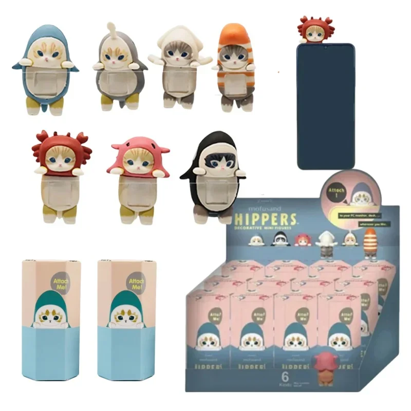 Sonny Angel Mofusand Hippers Blind Box New Cartoon Decorative Mini Figures  Cute Anime Dolls Ornaments Toy for Fans Kids Gifts