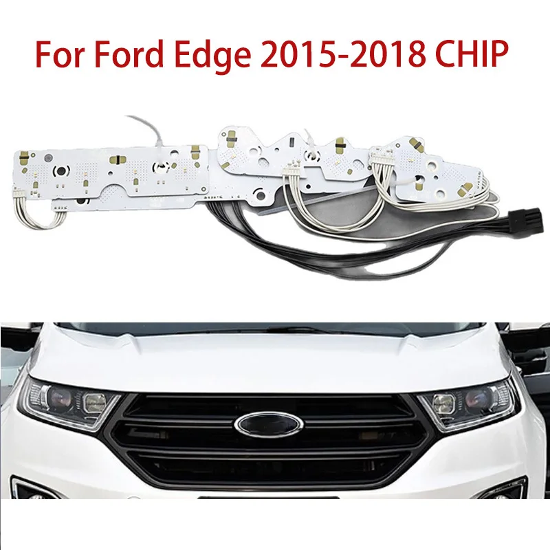 

Для Ford Edge 2015-2018 автомобильные фары DRL чип балластный чип белый свет ангельские глазки дневная ходовая печатная плата световой чип