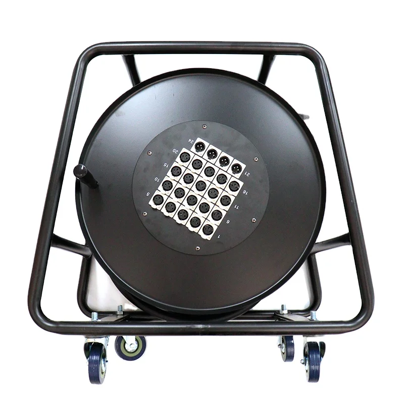 

Wholesale 24 32 Channel XLR Cable Reel 100 150 Feet 200 ft Speaker Cord Audio Snake Cable Reel