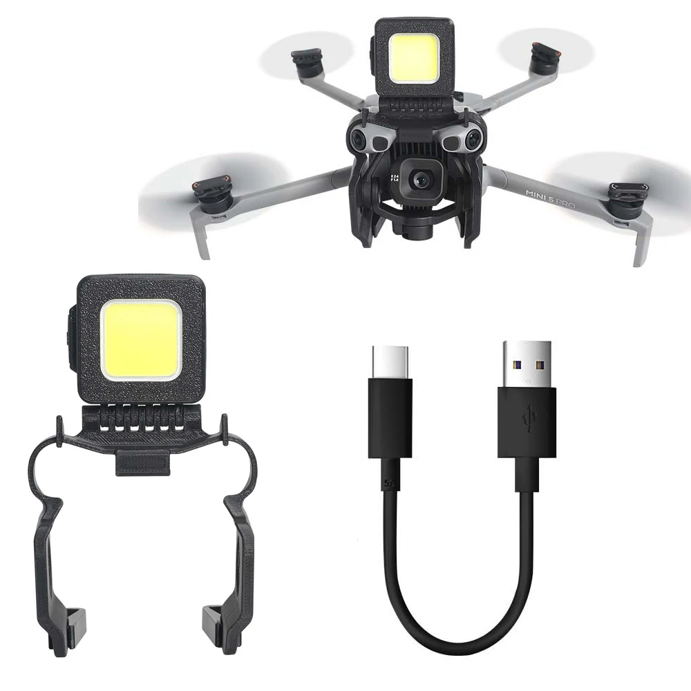 

LED Navigation Light & gimbal camera Guard for DJI mini 5pro, 2-in-1 Anti-Collision Protective Cover with 3 Lighting Modes