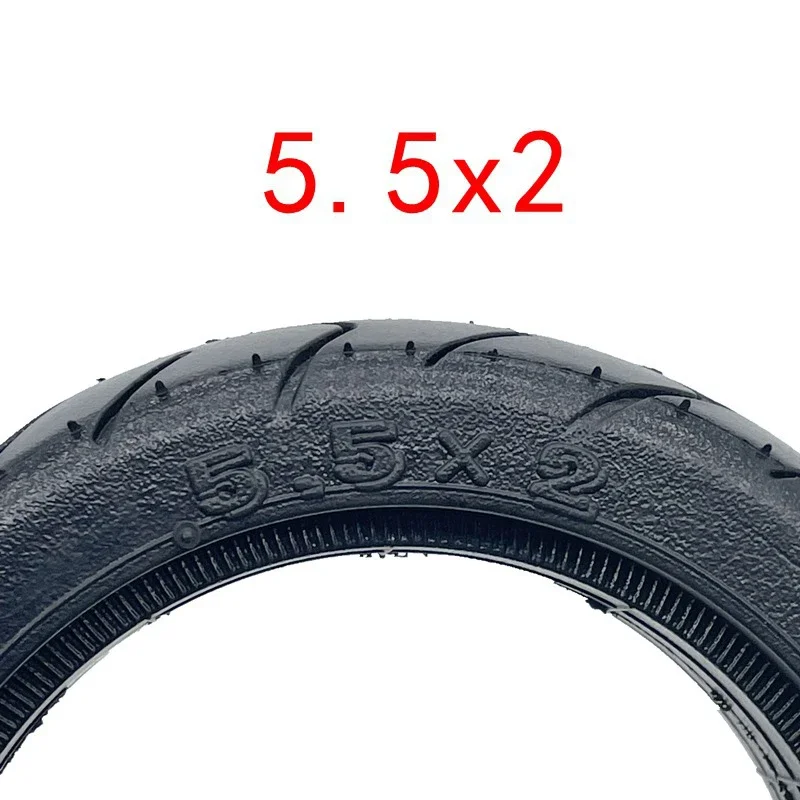 5.5x2 Solid Tire for Fastwheel F0 Electric Scooter 5.5 Inch Explosion Proof Tyre Parts