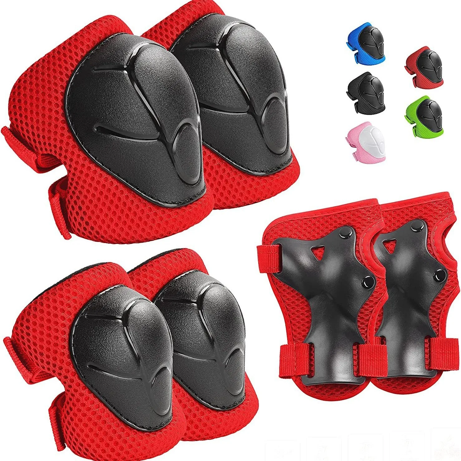 Skateboarding Cycling Knee And Children's Balance Bike Roller Skating Protective Equipment Set