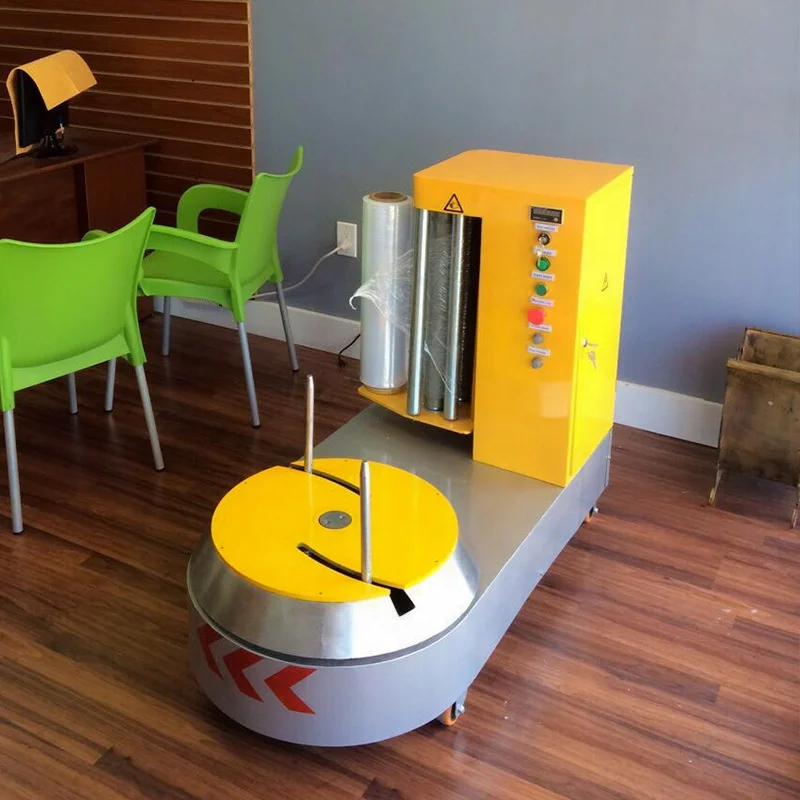 آلة تغليف الأمتعة المخصصة بسعر المصنع آلة تغليف أمتعة المطار #6