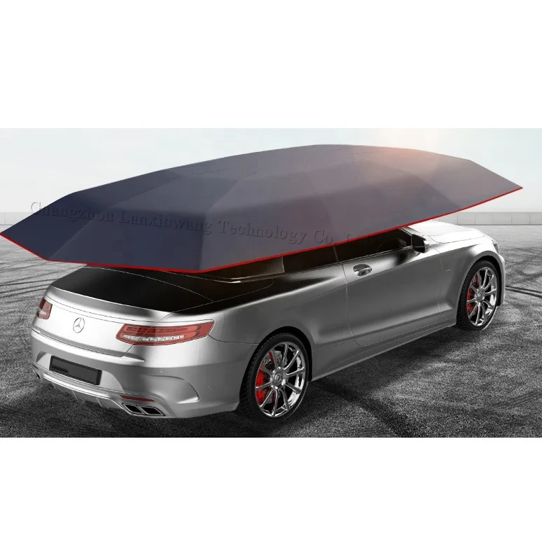 

UV Protection Automatic Folding Sunshade Car Cover Roof Car Cover Umbrella Sunshade With Remote Control Car Umbrella