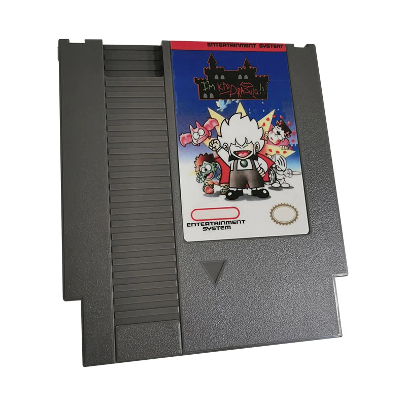 Klassisches Spiel Ich bin Kind Dracula für nes Super-Spiele Multi Cart 72 Pins 8-Bit-Spielekassette, für nes Retro-Spiele konsole