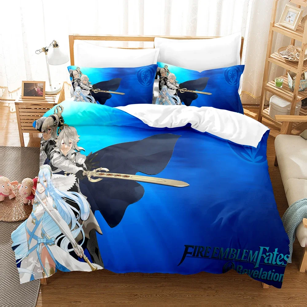 

Fashionable 3D Fates 2/3pcs Bedding Sets Duvet Cover Set With Pillowcase Twin Full Queen King Bedclothes Bed Linen Home textile