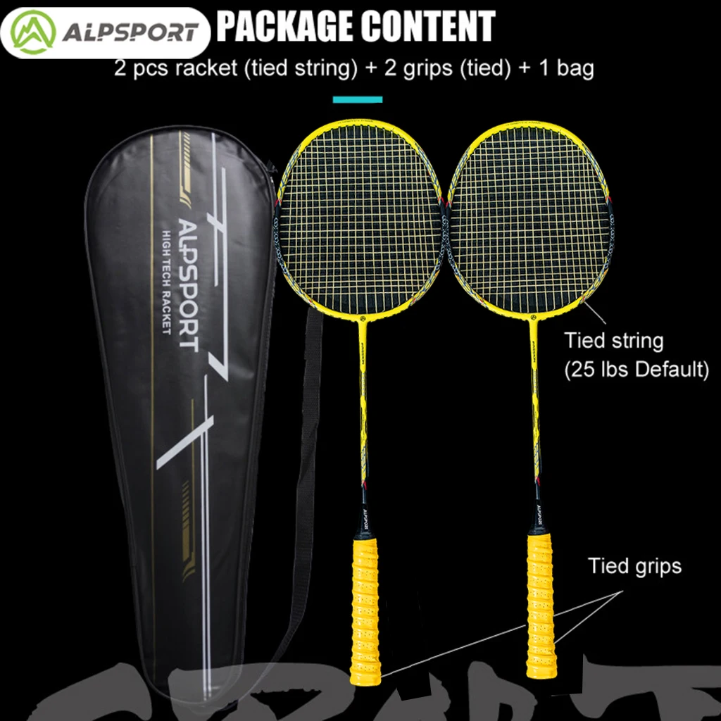 ALP 1000Z 2psc/lot 3U Ultra Light 85g G6 Badminton Racket T800 Attack 100% Carbon Training Equipment Imported Original