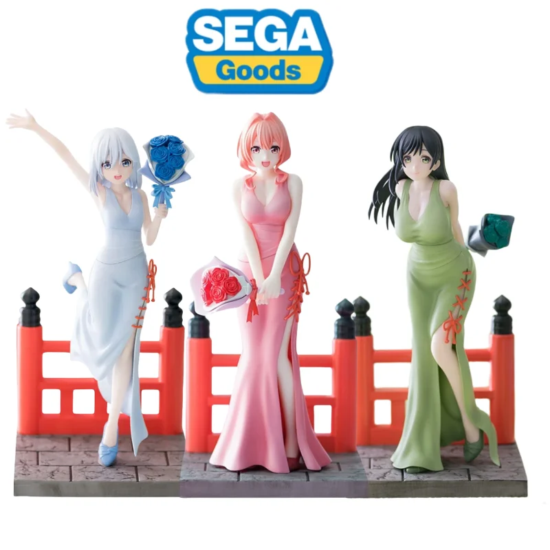 

In Stock Original SEGA Luminasta Tying The Knot with An Amagami Sister Amagami Asahi Yuna Yae Anime Figure Birthday Present Doll