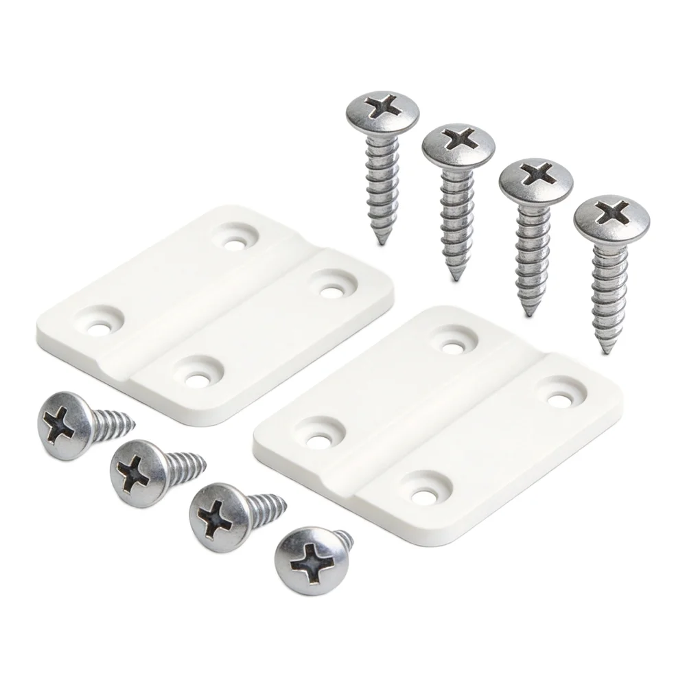 Plastic Hinges 16*4 Mm Replacement Hinges Sturdy Construction White Hinges Easy Installation Repair Parts Camping