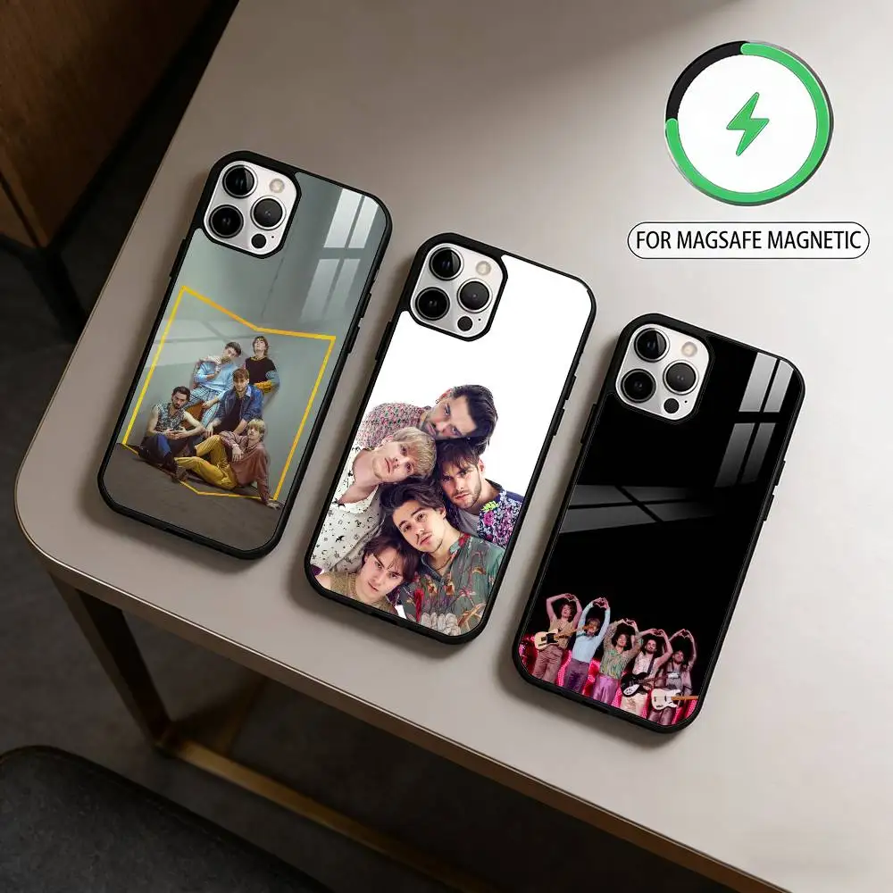 

Hot J-Joker O-Out Band Phone Case For iPhone17,16,15,14,13,12,11 Plus,Pro Max Magnetic For Magsafe Wireless Charging