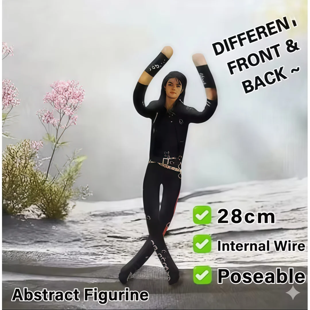 1 Stück 25CM Michael Jackson Puppe mit Beweglichen Gelenken Actionfigur Plüschpuppe Cosplay-Ornament Sammlerstück Modell Spielzeug Fan-Kollektion Geschenk – Detail 2