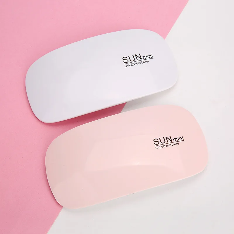 6w SUN MINI UV LED Nail Set Kit Dryer Portable Usb Gel Nail Cure Polish Dryer 45s/60s Timer Setting DC 5V Nail Art Light