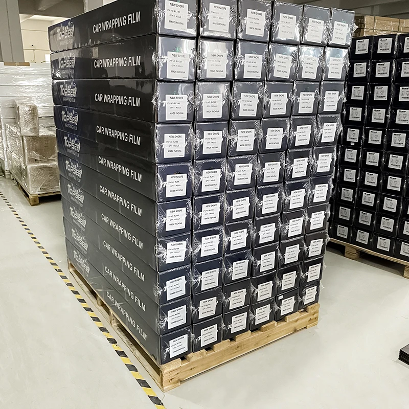 Satin Matte Black TPU PPF Garansi 8 Tahun Film Pelindung Cat Warna Self Healing Black Wrap untuk Mobil PPF