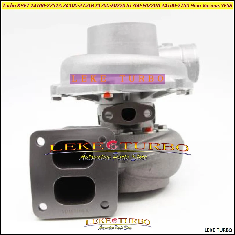 

Турбокомпрессор RHE7 VA730011 24100-2752A S1760-E0220 24100-2751B S1760-E0220A 241002750 241002751 241002750A для Hino Various YF68