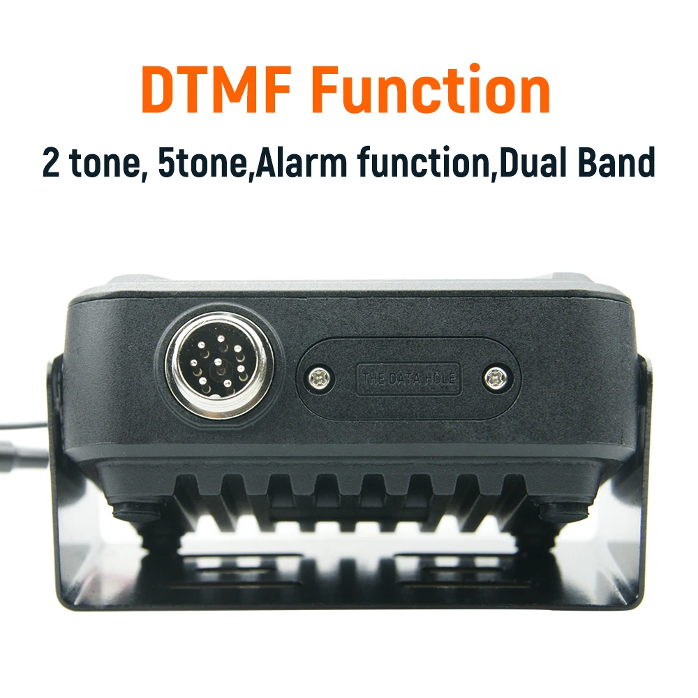 QYT Auto Walkie Talkie WP12 VHF 25W UHF20W Dual Band VOX Scrambler Microfono a Mano Controllo Ham Mini Radio Mobile