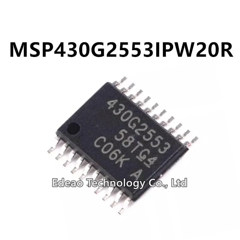 

10 ~ 100 шт./партия, новинка, MSP430G2553IPW20R TSSOP-20 MSP430G2553IPW20 MSP430G2553, SMD маркировка: 430G2553