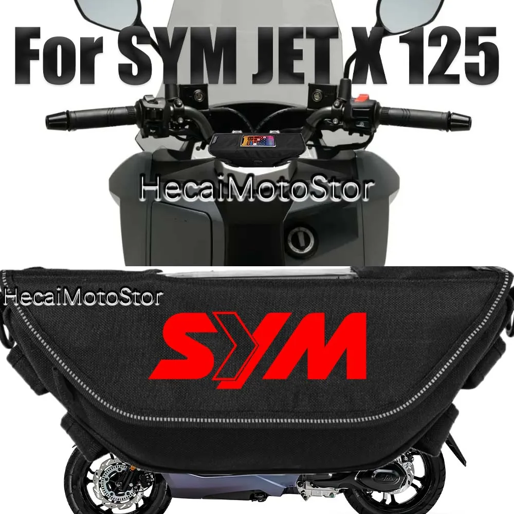 

For SYM sym Jet x 125 jet x125 Motorcycle accessory Waterproof And Dustproof Handlebar Storage Bag navigation bag