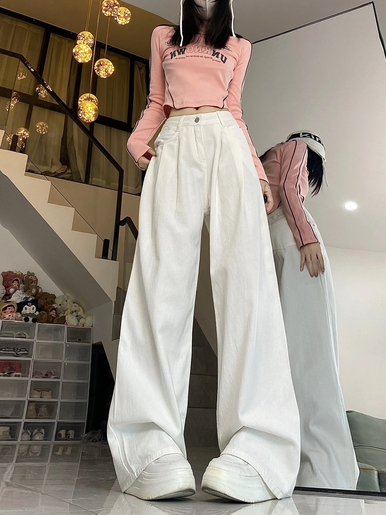 여성용 청바지 2025 스트리트웨어 파티 클럽 야간 행사 데이트 특별 행사 패셔너블 독특한 눈길을 끄는