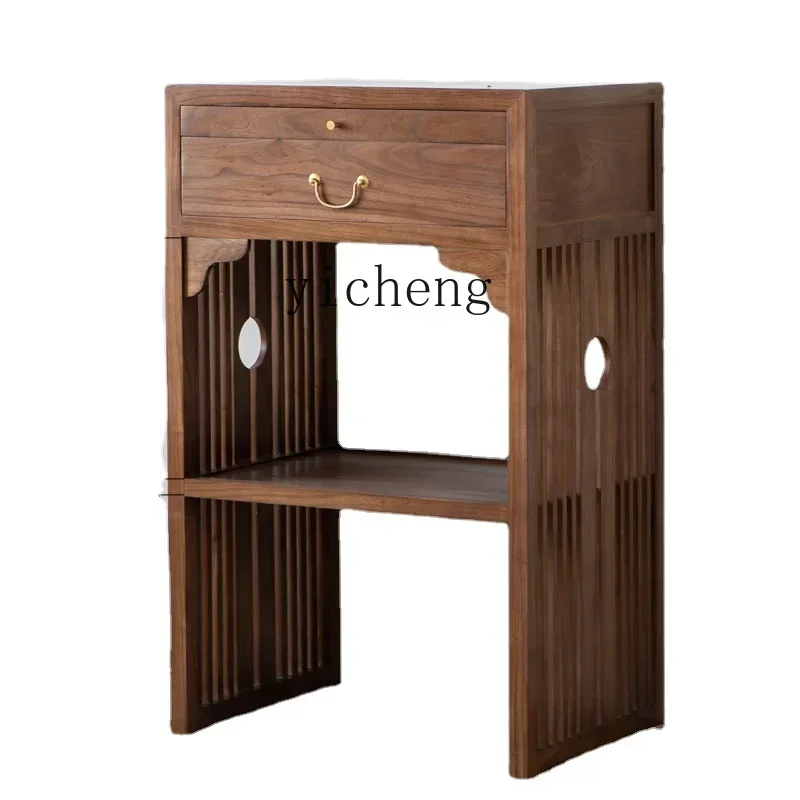 

Black Walnut Altar a Long Narrow Table Incense Desk Buddha Niche Buddha Shrine Household New Chinese Solid Wood