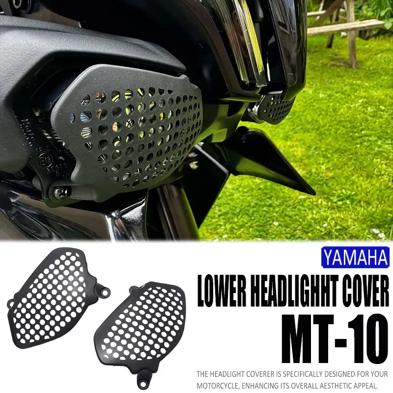 

Для Yamaha MT-10/SP 2022-аксессуары для мотоциклов, нижняя защита фар, противотуманное вспомогательное положение, решетка поворота, защитная крышка