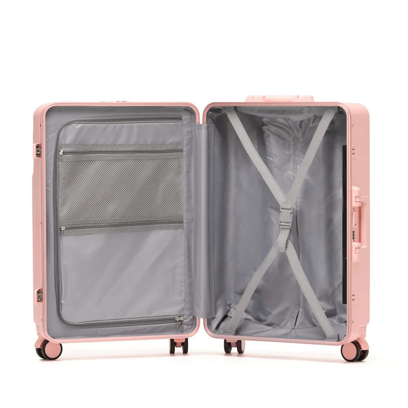 

luggage, high-value matte scratch-proof trolley case, front cover opening, universal wheel