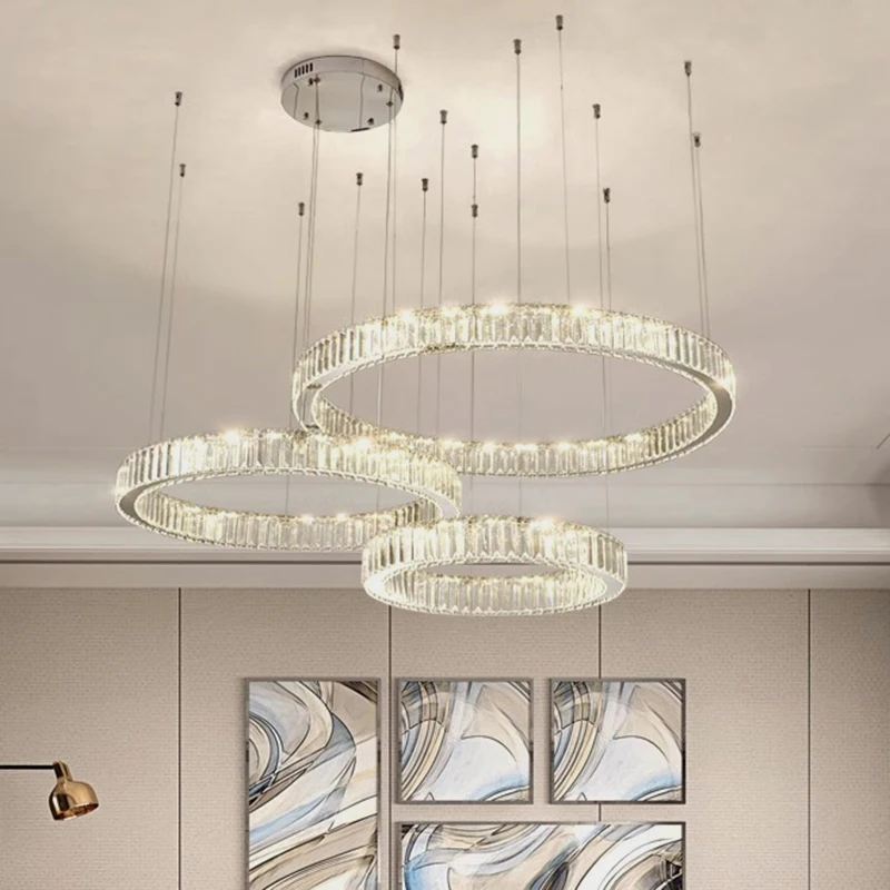 Modern crystal chandeliers indoor lighting Ceiling lamp hanging lights led chandeliers for the living room indoor lighting