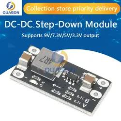 Step Down Board 12V to 5V Mini DC-DC Step-Down Module 2A Supports 9V/7.3V/5V/3.3V output