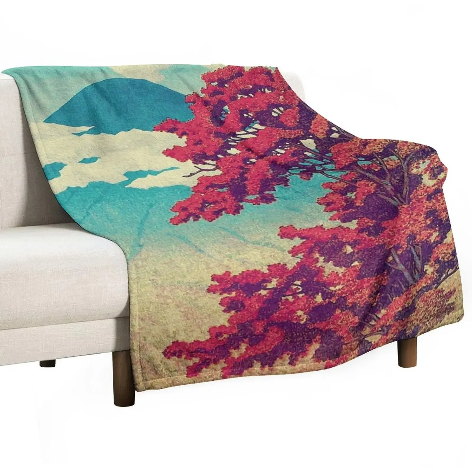 The New Year in Hisseii - Nature Landscape Throw Blanket manga for sofa wednesday Giant Sofa Blankets