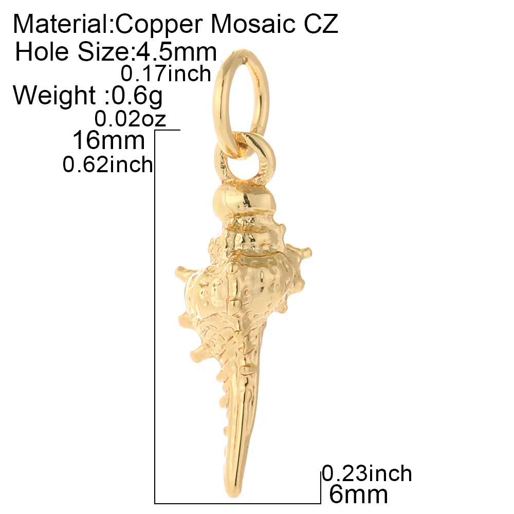 Starfish Shells Charm Jewelry DIY Accessories