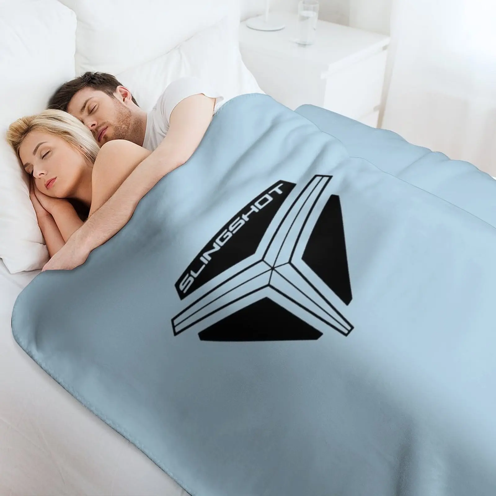 SLINGSHOT Polaris Ride Sticker Throw Blanket Soft Sherpa Fleece Warm Blanket for Winter - view 4