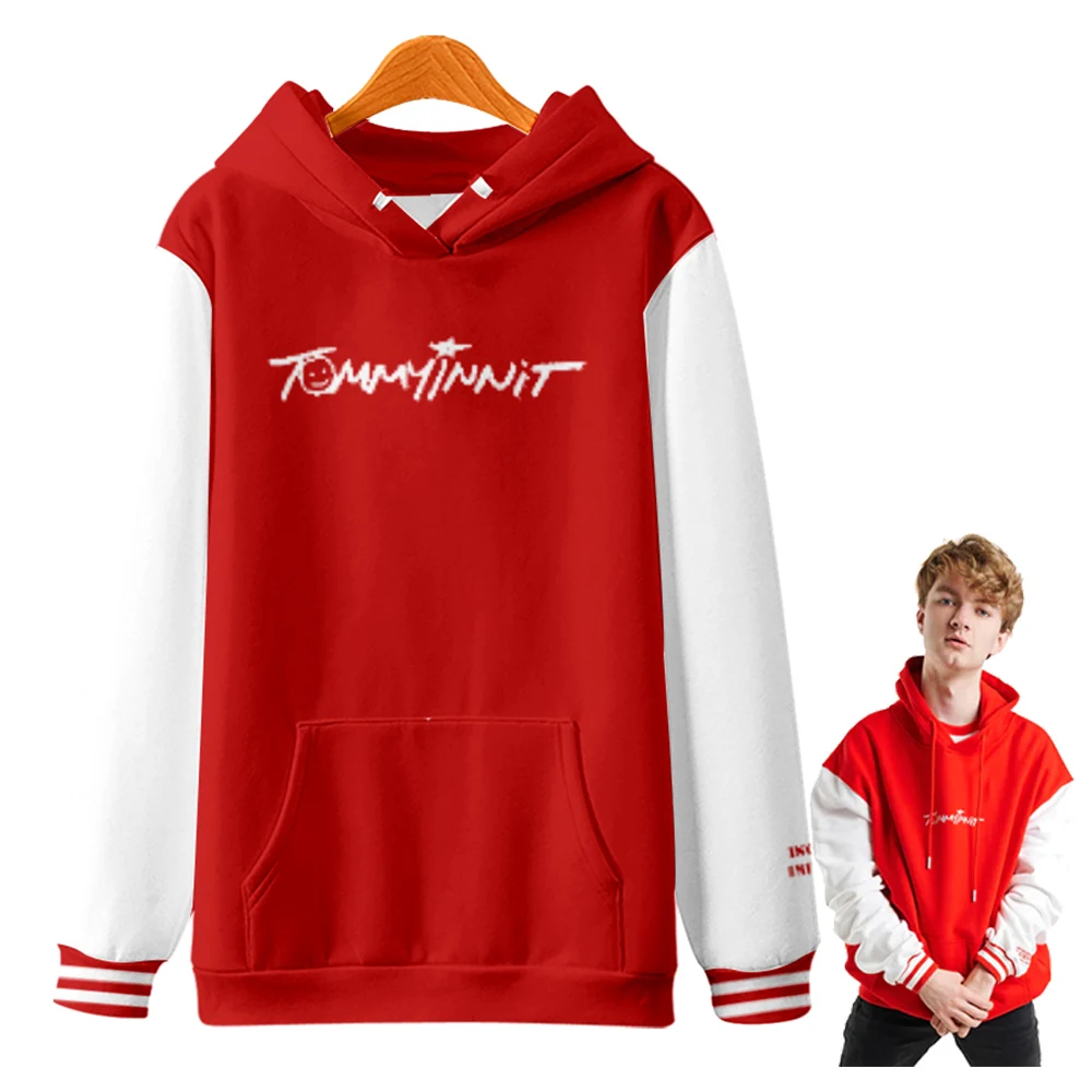 جديد هوديي TommyInnit البيسبول هوديي فريق الأحلام SMP Merch كم طويل امرأة رجل البلوز 2022 نمط غير رسمي زوجين الملابس