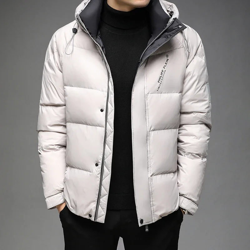 Short Down Jacket Goose Down Padding Male Winter Brand Padded Jacket 2024 Winter Coat Men Casual Man Sack Men's Clothing