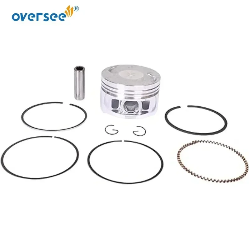 

65W-11631-00-96 STD Piston Set & 67C-11603-00 67C-11603-01 Ring for Yamaha Parsun 25HP 30HP 40HP F25-05020100 F25-05020101