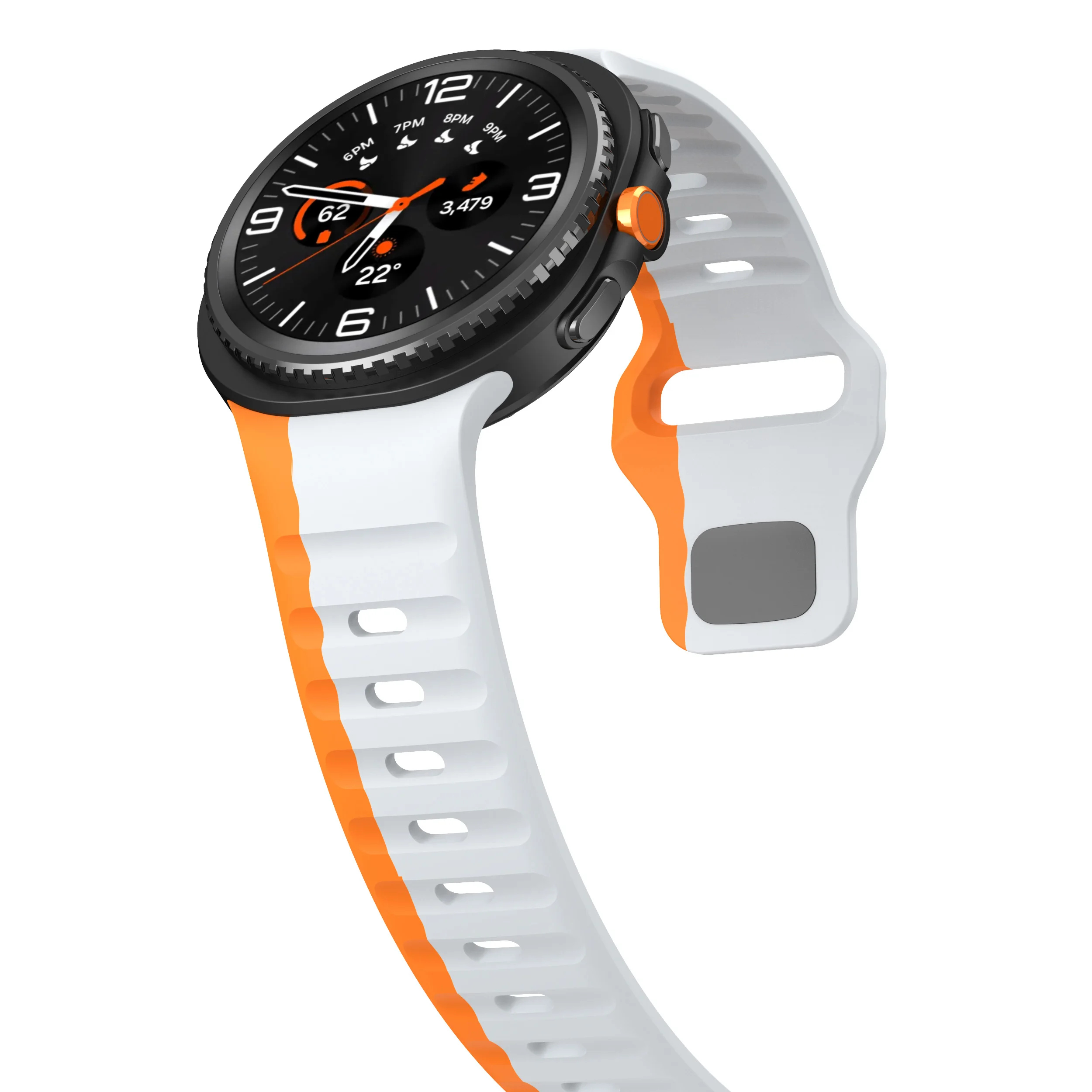 Keine Lücken, Sport-Silikonarmband für Samsung Galaxy Watch 8, klassisches 46-mm-Armband für Galaxy Watch 8, 9, 44 mm, 40 mm, Armband-Uhrenarmbänder