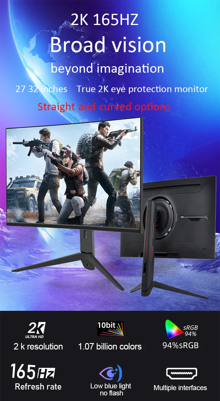 شاشة ألعاب منحنية 1500R بحجم 3 - مراجعة Gaming Monitor Curved وسعره