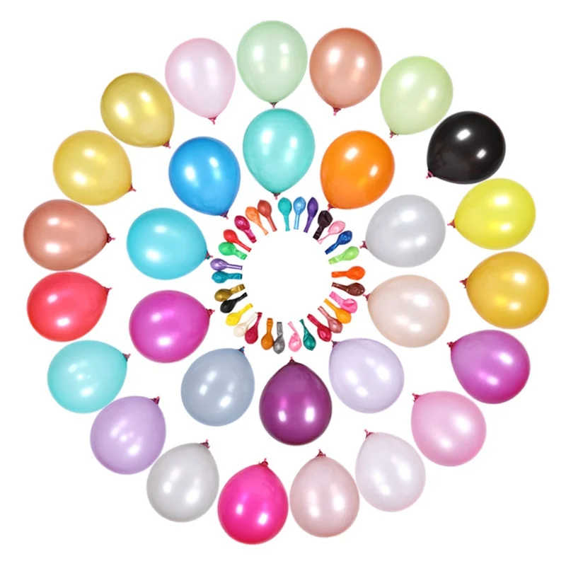 

100Pcs Balloons Assorted Colors,12 Inch Latex Party Balloons for Birthday Party, Light Multi Color Balloons Rainbow Balloons