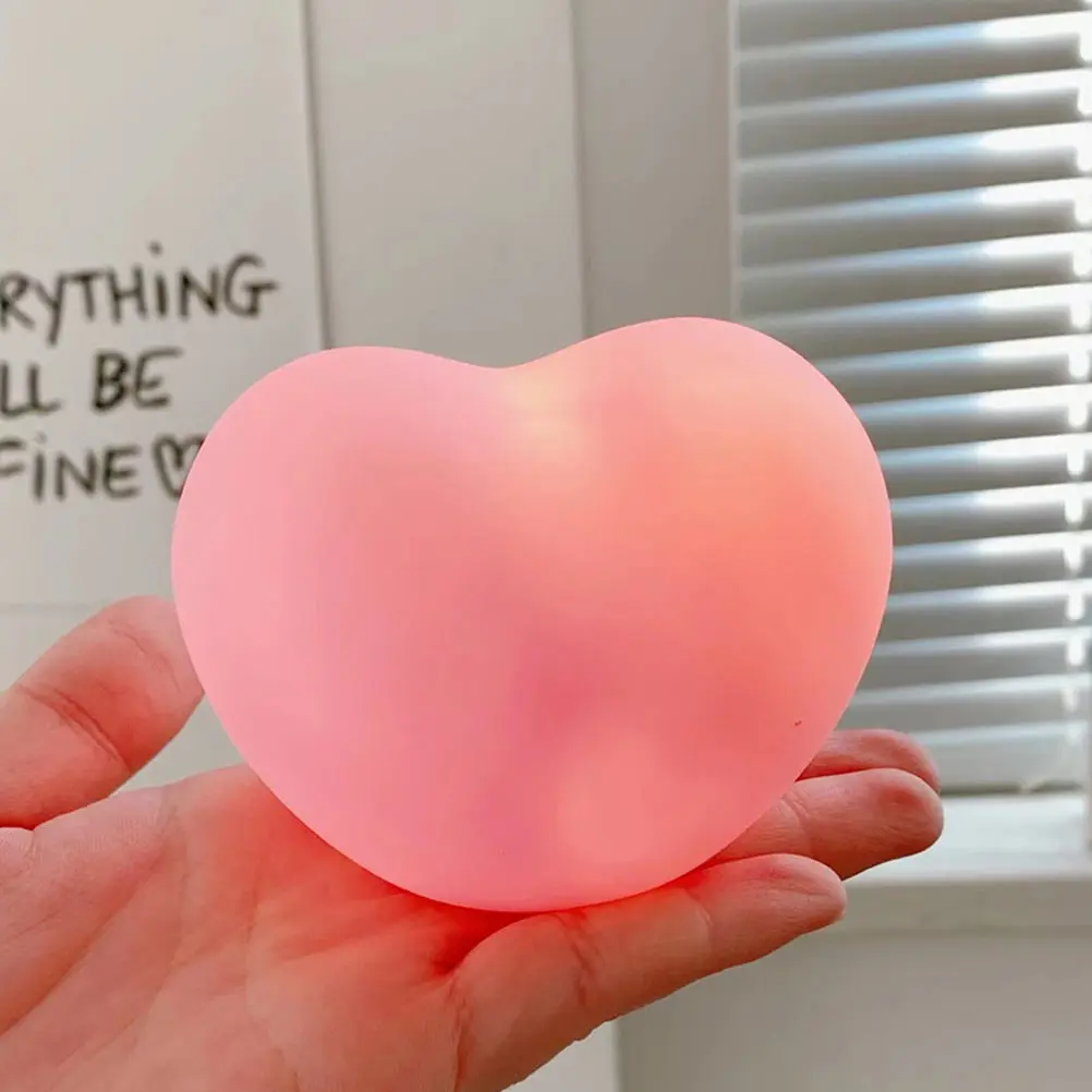 

2Pcs Night Shaped LED Light Love Heart Lamp Decorative Bedroom Living Room Child Night Lamp Bedside Gentle Glow