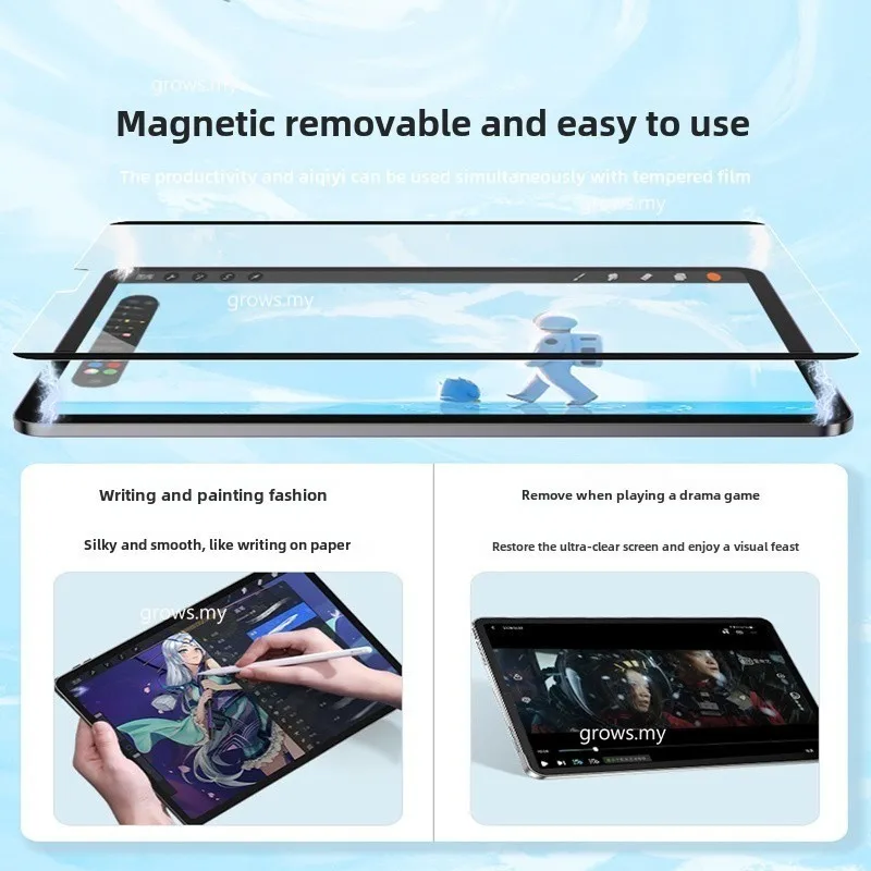 Magnetic Paper Film For Huawei MatePad 12X Air 12Inch Pro 12.2 SE 11 11.5 S Pro 13.2 Inch Air 11.5 11 PaperMatte Protective Film