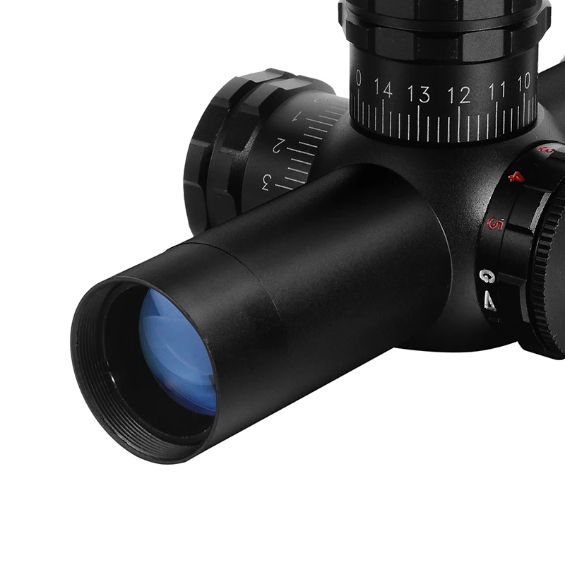 Mira telescópica compacta 2-8x20 con retícula iluminada para caza - imagen 4