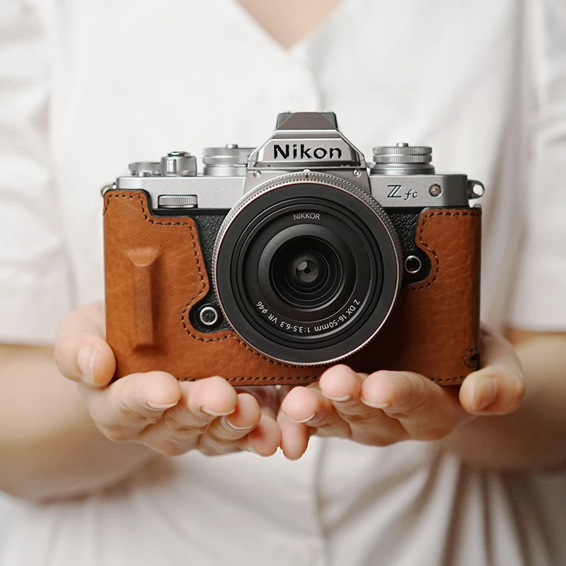 

For Leather Camera Case Nikon ZFC Protective Case Leather Case Nikon z-fc