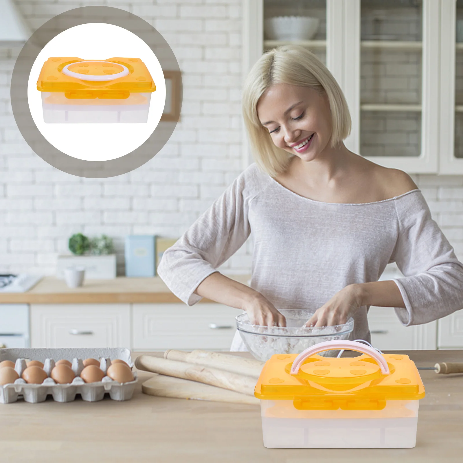 

Контейнер для яиц на 24 ячейки, усиленный, из полипропилена, для использования в морозильной камере