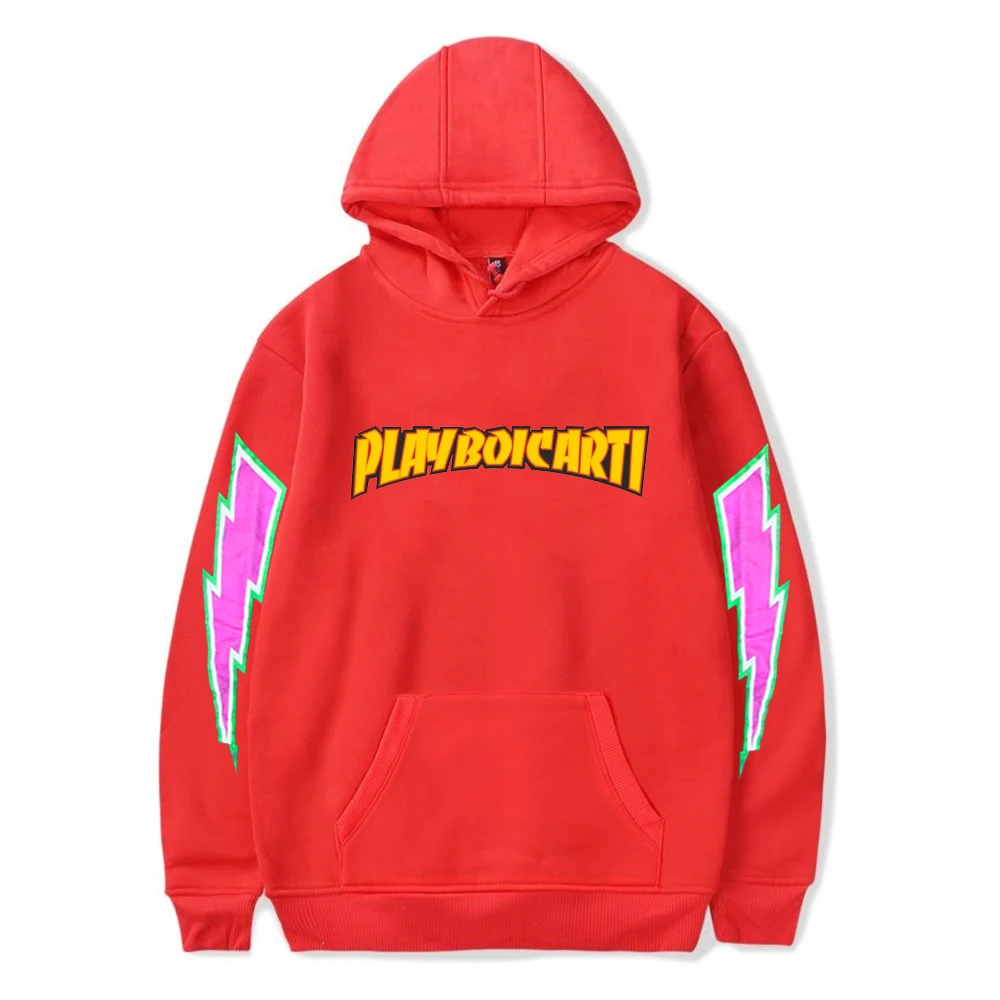 Playboi Carti Hoodie Unisex Sweatshirt Langarm Damen Herren Trainingsanzug Harajuku Streetwear Hip Hop Kleidung Plus Size