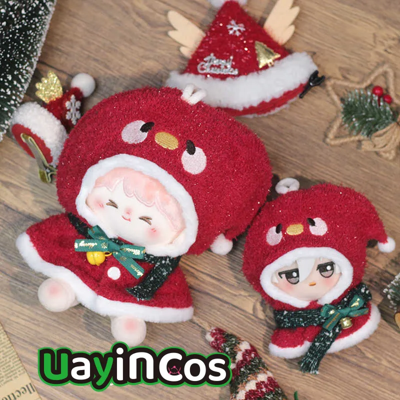 10cm 20cm Doll Clothes Lovely Christmas Tree  Costume Suit Stuffed Plushies Plush Doll Accessories Christmas Party Anime Toy Kid