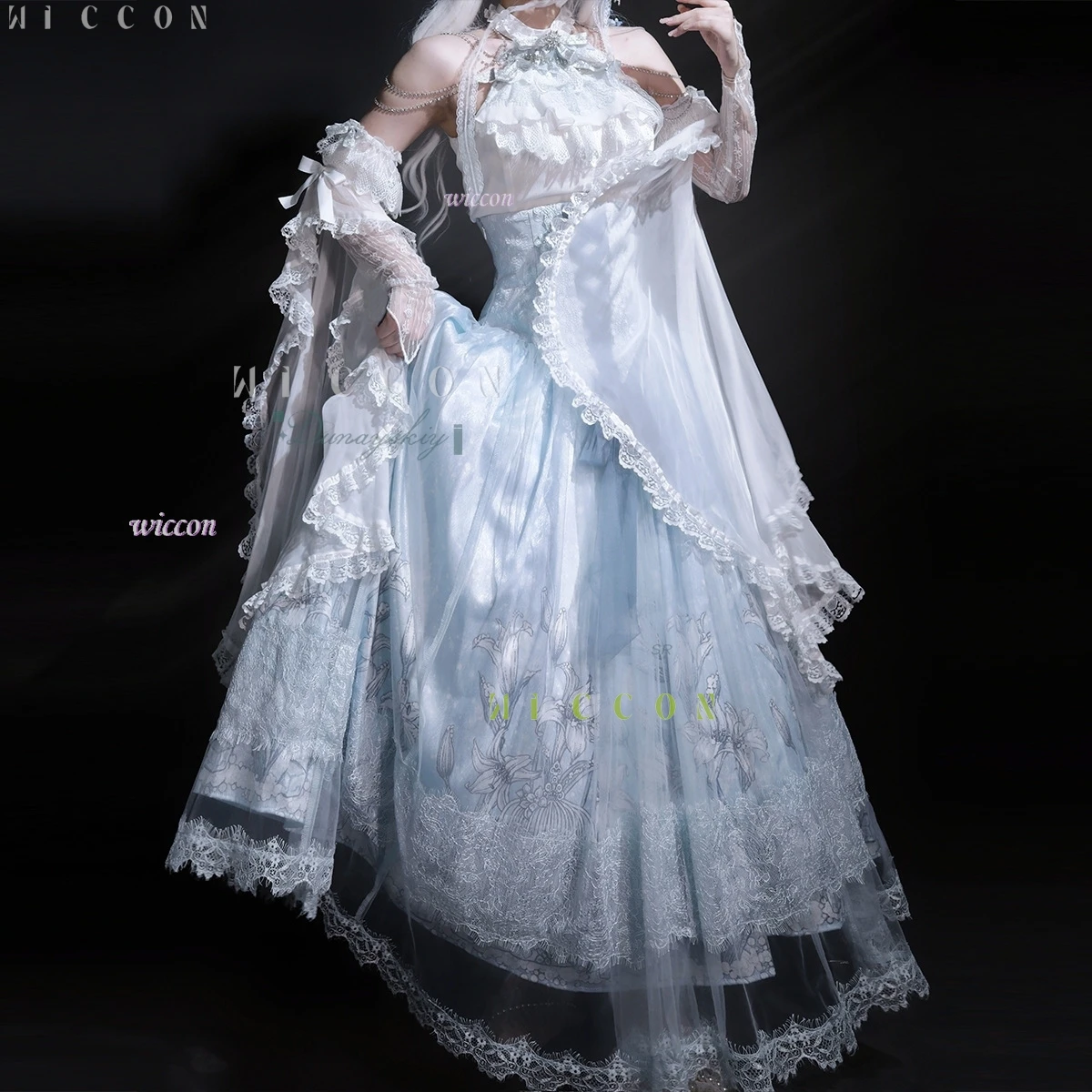 أزياء الهالوين الرائعة لوليتا الجنية الأميرة فستان الزفاف Harajuku نمط مجموعات الحلو بلا أكمام بلوزات الكبار النساء disfraz 209 #1