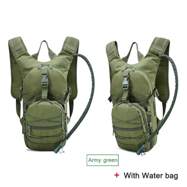 Lightweight Tactical Backpack 3L Water Bag Camel Survival Hiking Hydration Military Pouch Rucksack Camping Bicycle Daypack