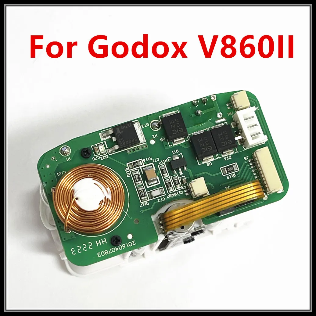 NEW For Godox V860II V860 II Top Head Board Driver PCB with Flash Tube Lamp Flashtube V860IIC V860IIN V860IIS V860IIF V860IIO